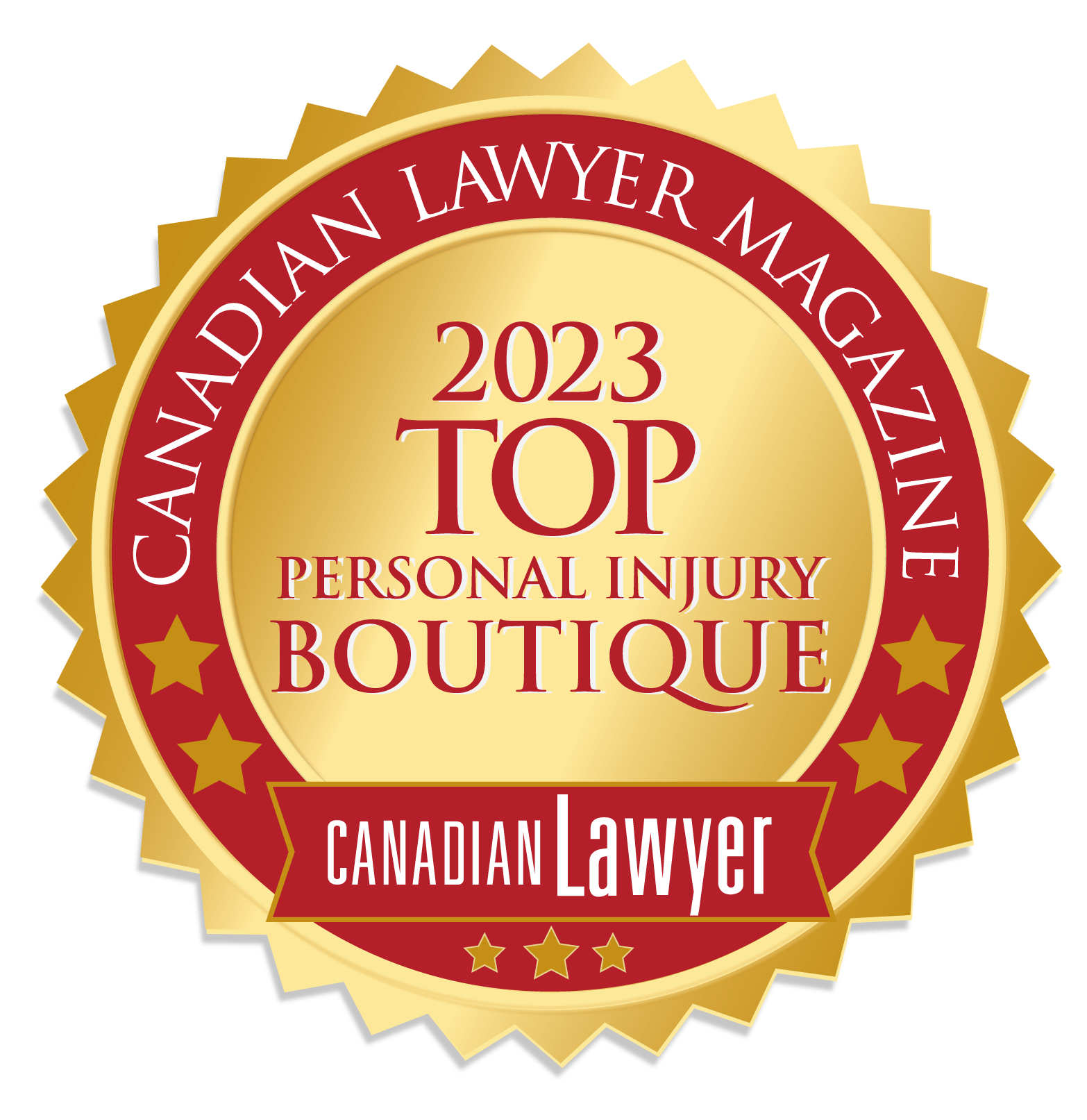 2023 Top 10 Personal Injury Boutique – Ontario