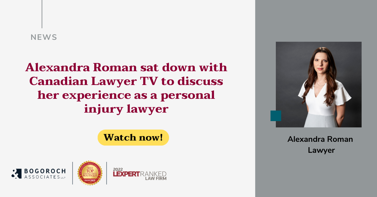 Alexandra Roman Discusses a Career in Personal Injury on Canadian Lawyer TV
