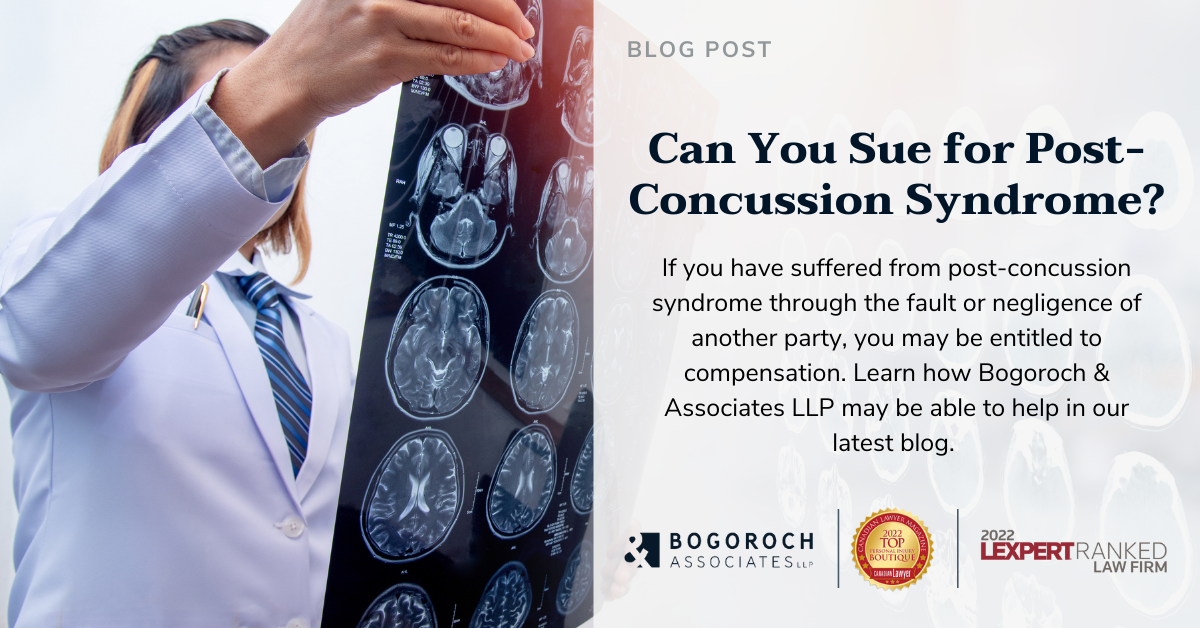 Can You Sue for Post-Concussion Syndrome?