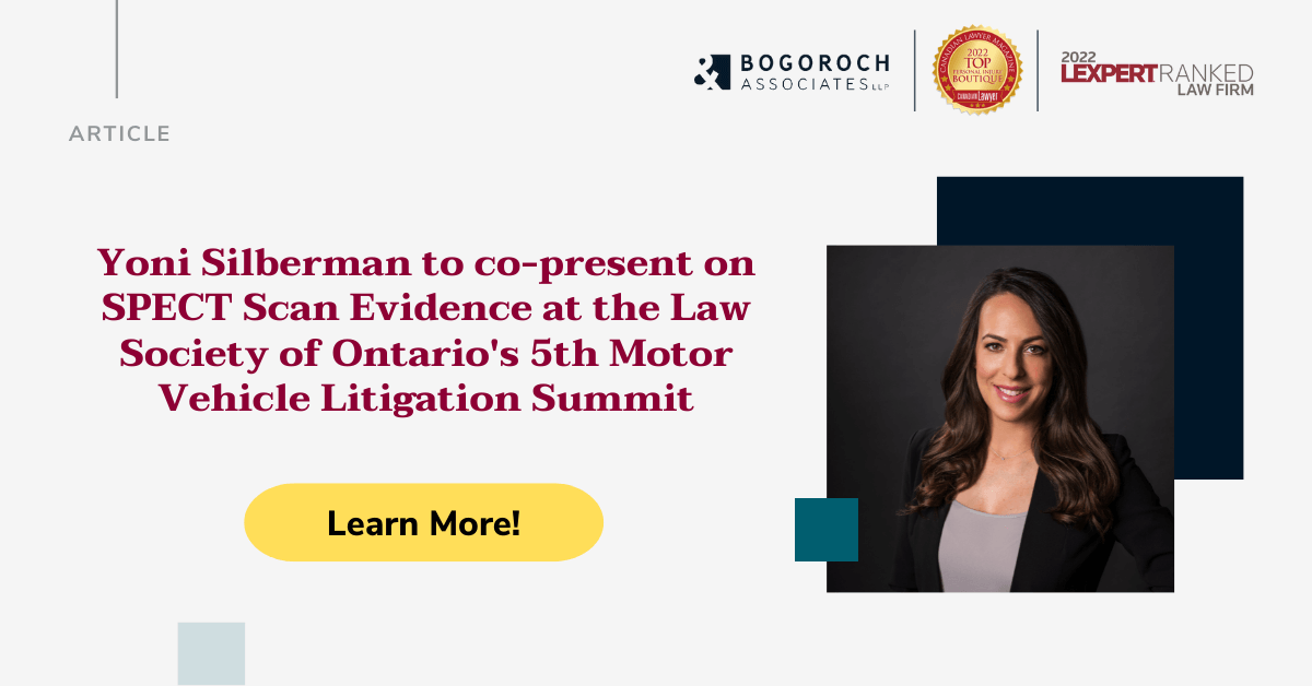 Yoni Silberman to Present at LSO's Motor Vehicle Litigation Summit