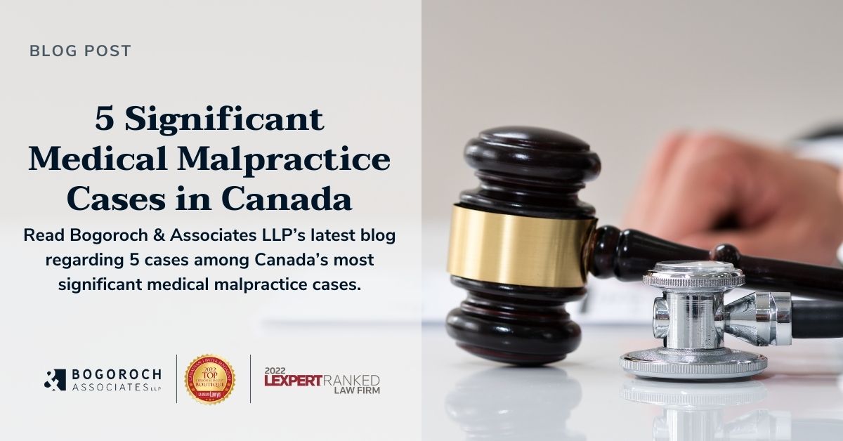 5 Significant Medical Malpractice Cases in Canada