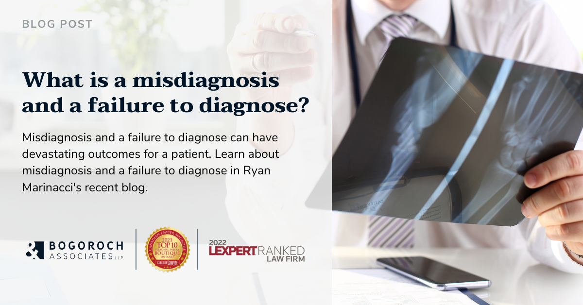 What is a misdiagnosis and a failure to diagnose