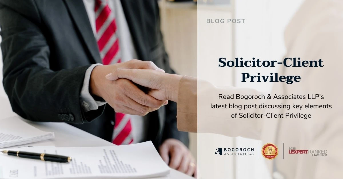 Solicitor-Client Privilege