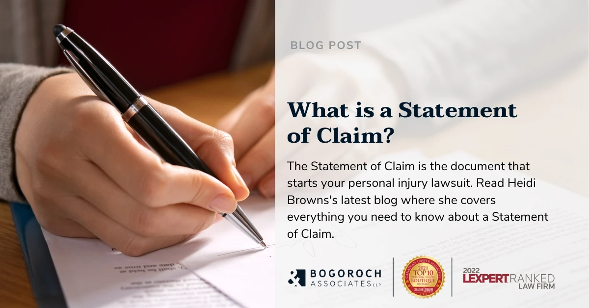 What is a Statement of Claim?
