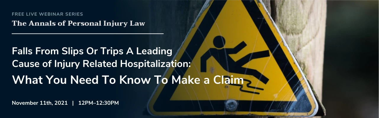 Slip and Fall Webinar Website Banner