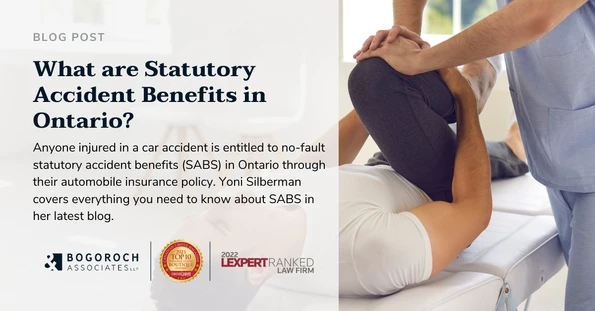 What are Statutory Accident Benefits in Ontario (“SABS”)?