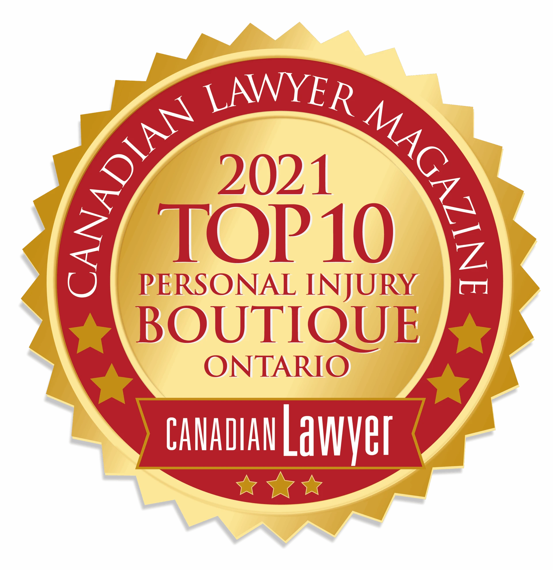 CL_Top 10 Personal Injury Boutique Ontario 2021-min